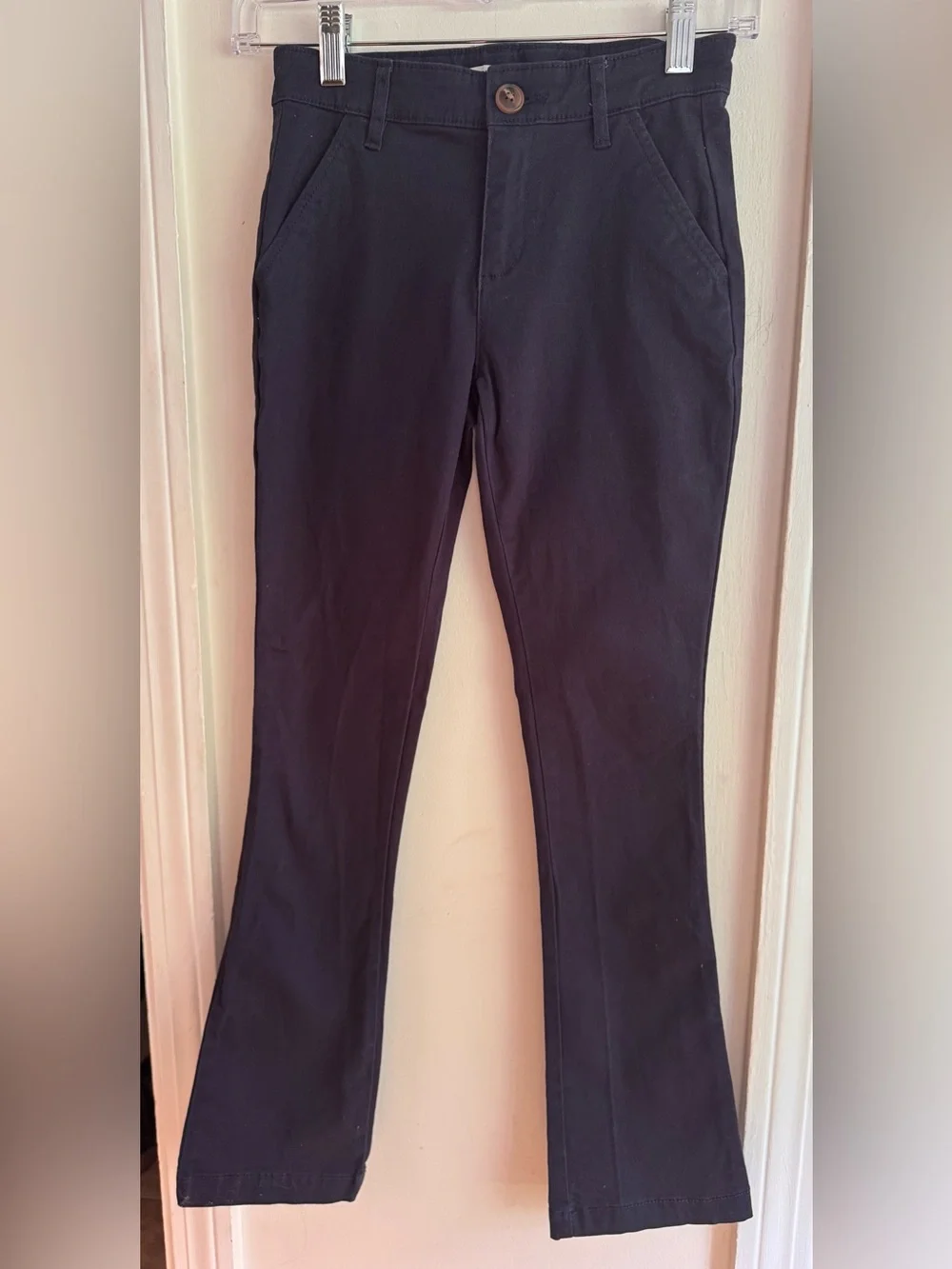 Bundle of 3 Old Navy Girls School Uniform Bootcut Stretch Pants Size 12 Slim